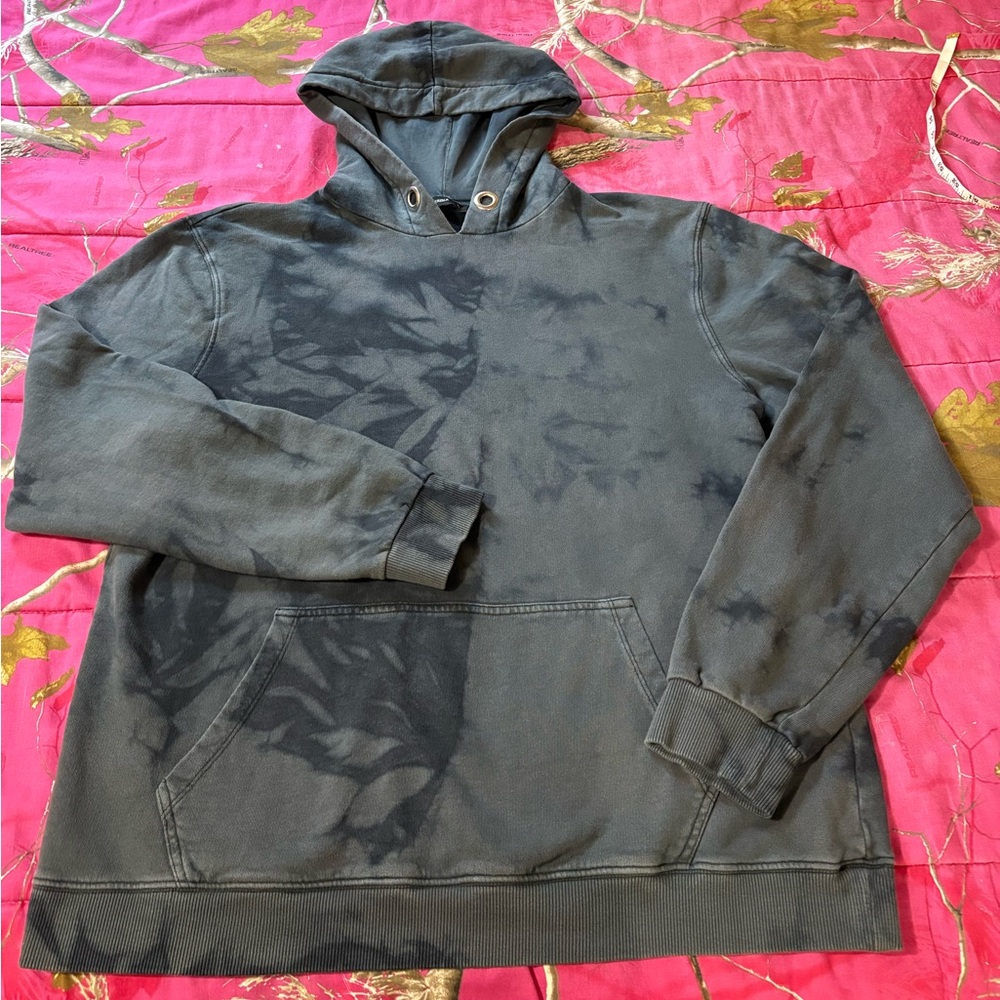 Disturbia Black Tie-Dye Hoodie